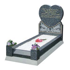 GK17 blue Pearl Granite Kerb Surround