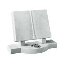 MH199 Italian White Marble Headstone
