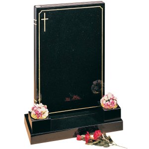 GH101 Black Granite Headstone