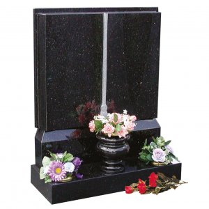 GH54 Galaxy Black Granite Headstone