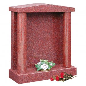 GH59 Ruby Red Granite Headstone