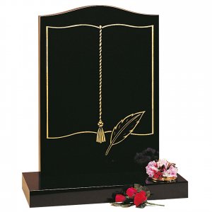 GH77 Black Granite Headstone