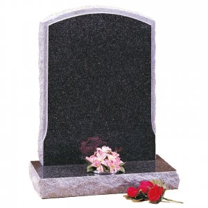 GH84 Mid Grey Granite Headstone