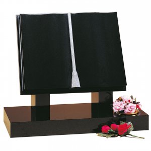 GH93 Black Granite Headstone