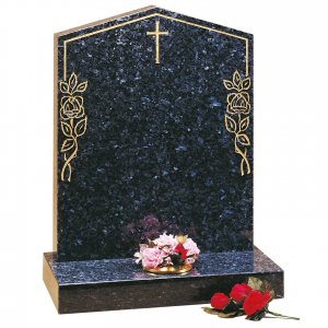 GH99 Blue Pearl Granite Headstone