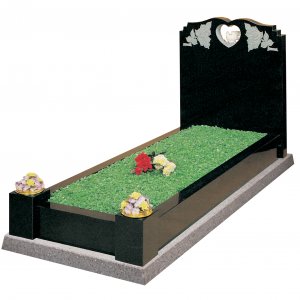 GK18 Black Granite Kerb Surround