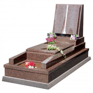 GK4 Cats Eye Brown Granite Kerb Surround