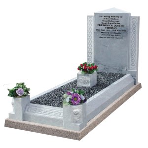 MK153 Italian Grey Marble Kerb Surround