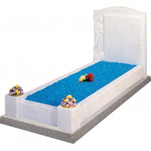 MK154 Italian White Marble Kerb Set