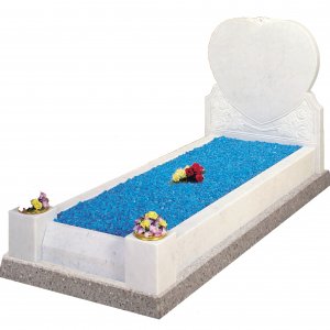 MK159 Italian White Marble Kerb Surround