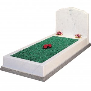 MK160 Italian White Marble Kerb Surround