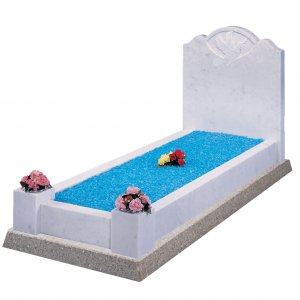 MK169 Italian White Marble Kerb Surround