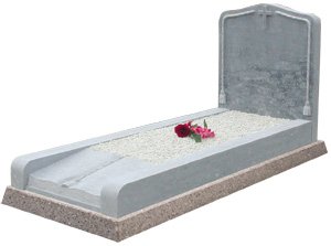 MK170 Italian Dove Grey Marble Kerb Surround