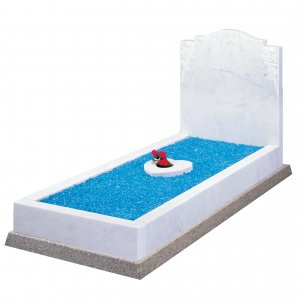 MK171 Italian White Marble Kerb Surround