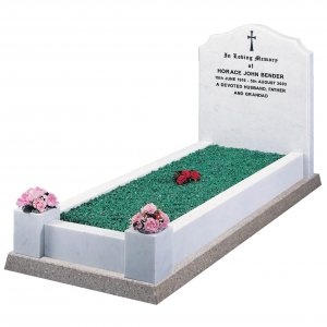 MK172 Italian White Marble Kerb Surround