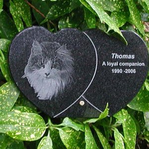 PM145 Black Granite Pet Memorial