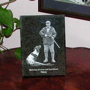 PM146 Black Granite Pet Memorial
