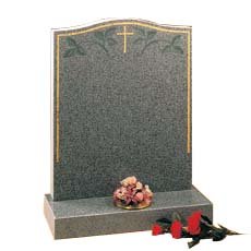GH71 Karin Grey Granite Headstone
